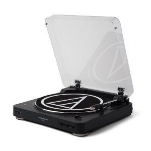AT-LP60USB model overall look with dust cover open